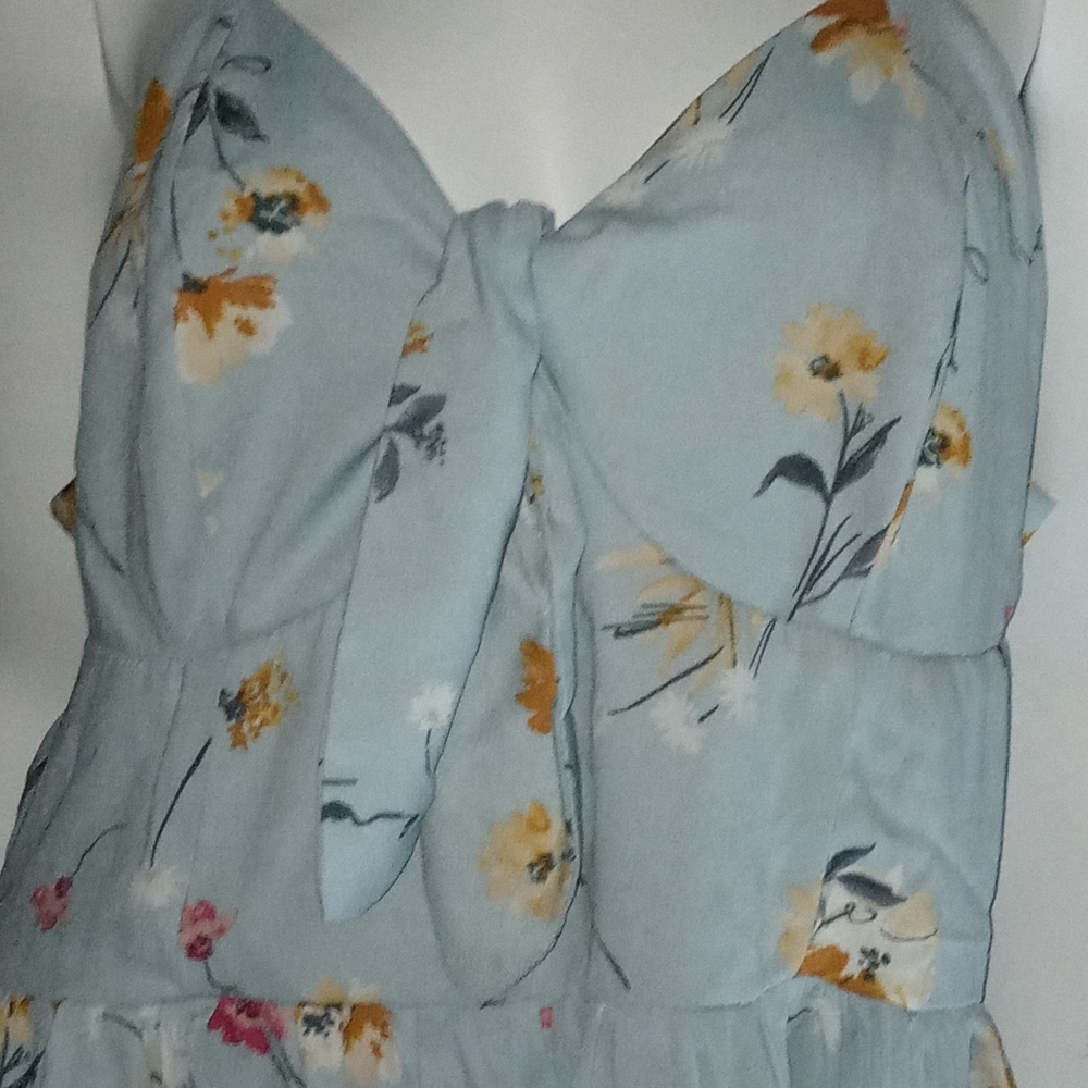🖤Front Tie Closure🖤 Floral Women's Dress 👗 - Picture 3 of 10